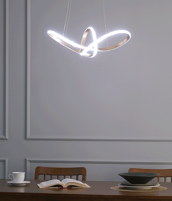 무드 600 크리스탈 펜던트조명 식탁등 40W